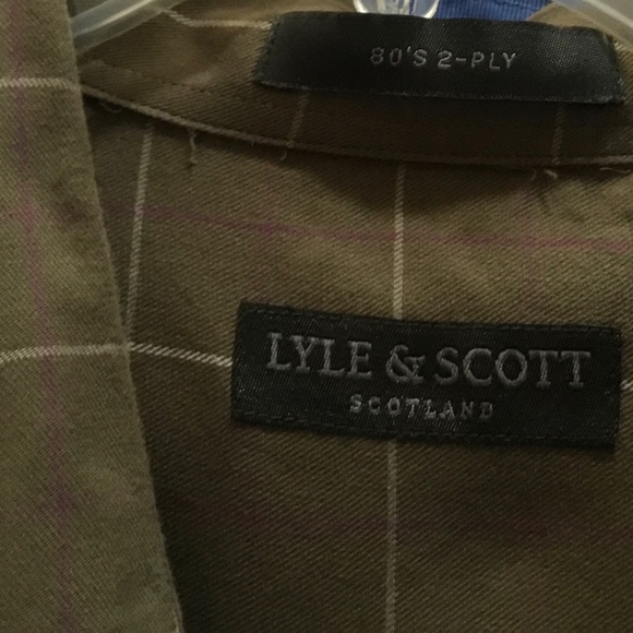 Lyle & Scott Plaid Button Down Shirt, Size XL - Picture 14 of 16